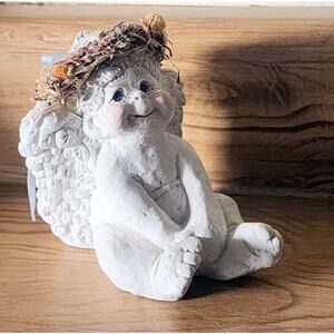 1990's Dreamsicles Sitting Pretty Hand Painted Plaster Figurine